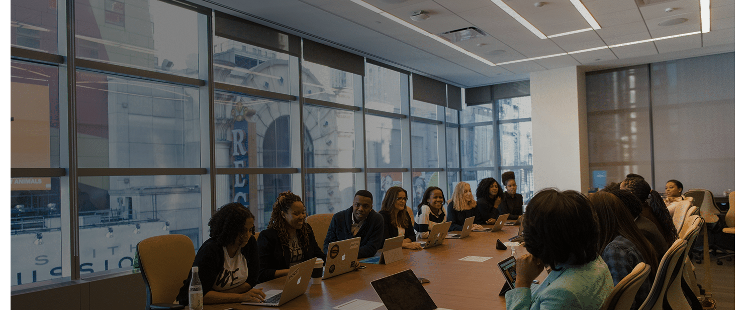 Team working in office