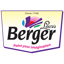 Berger Paint logo incorporated into imaginative design