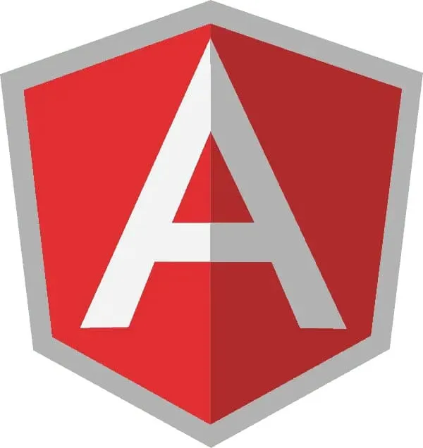 Angular emblem in a minimalist design