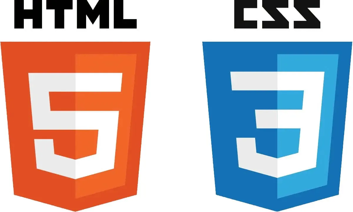 Stylized HTML logo representing coding language