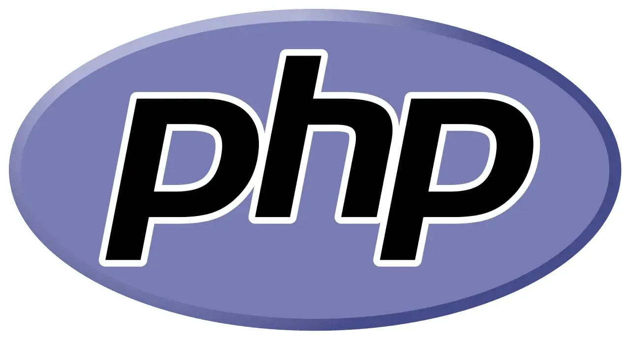 Stylized PHP emblem representing the scripting language