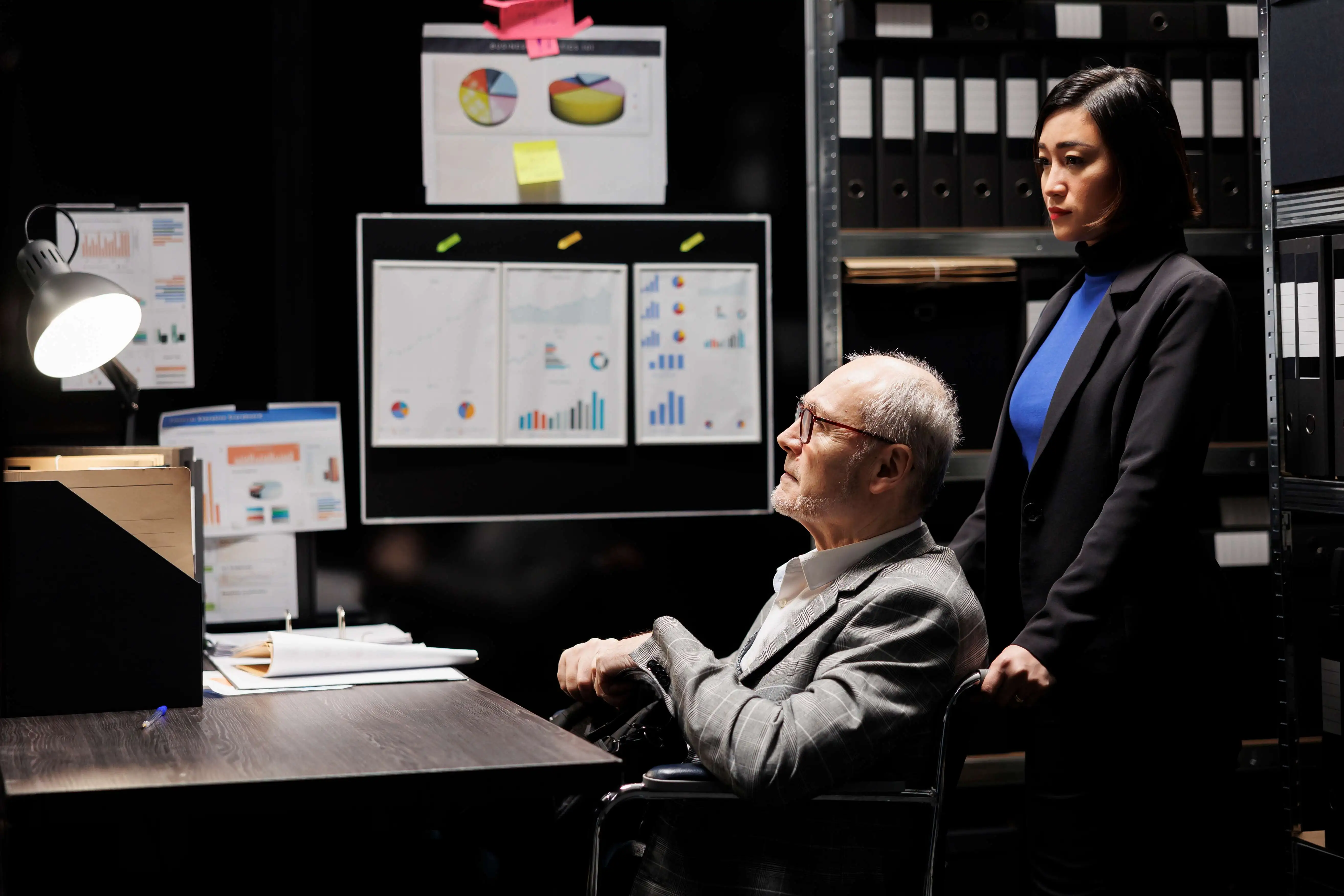 Business intelligence team meeting