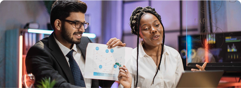 Client consultation meeting